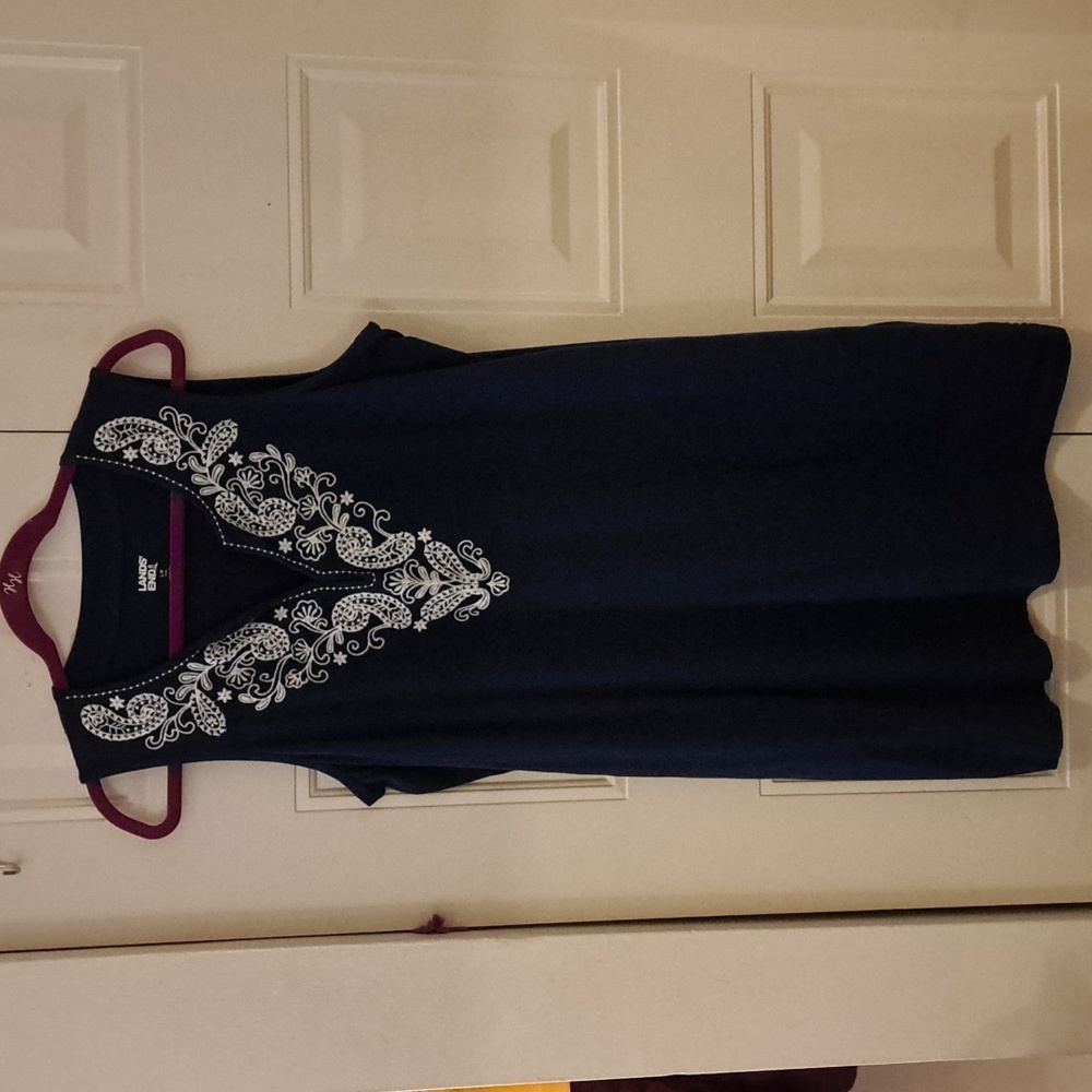 NWOT Lands End swim cover up/dress  large PETITE